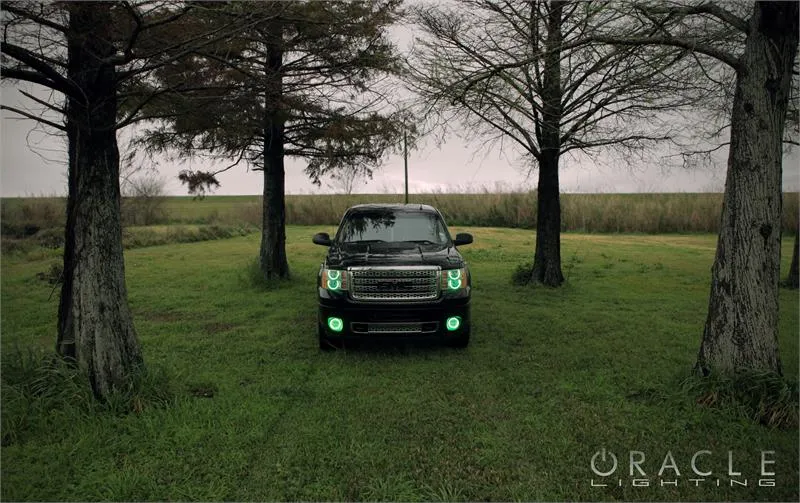 ORACLE Lighting 2007-2013 GMC Sierra LED Headlight Halo Kit (Round Style)