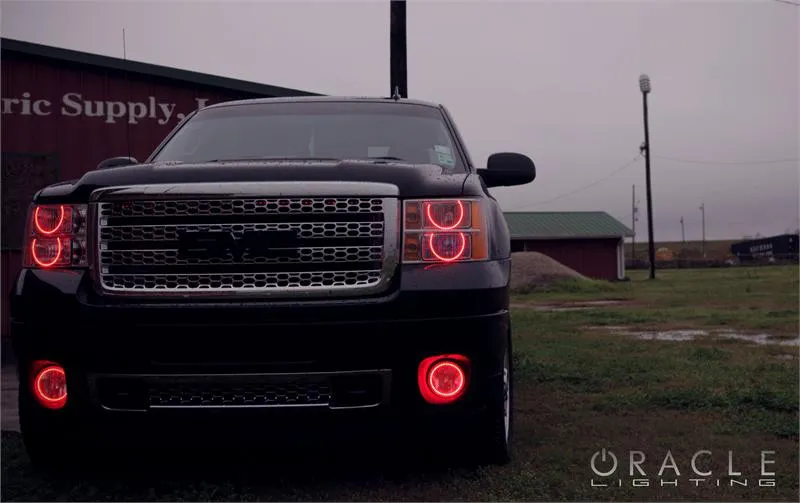 ORACLE Lighting 2007-2013 GMC Sierra LED Headlight Halo Kit (Round Style)