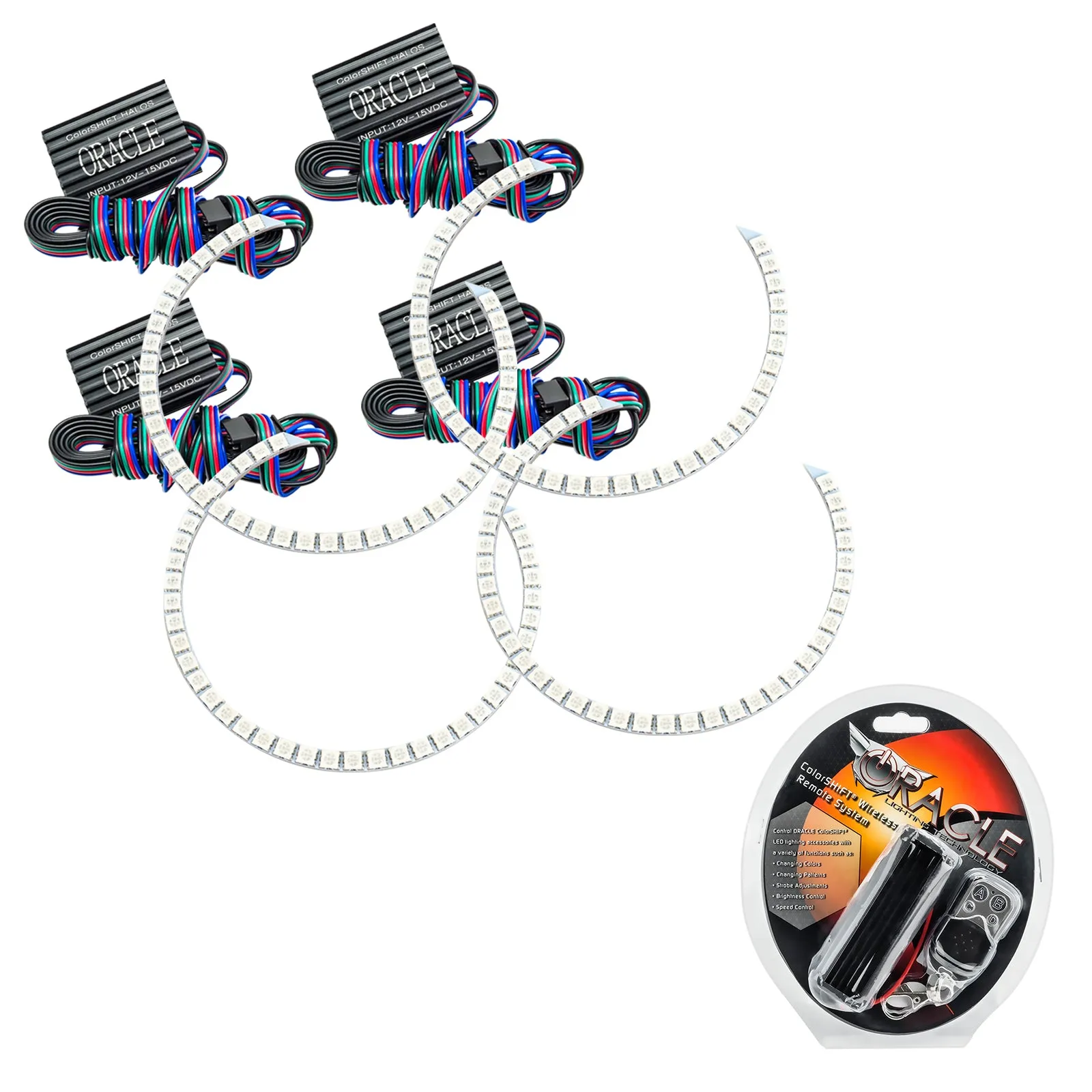 ORACLE Lighting 2007-2013 GMC Sierra LED Headlight Halo Kit (Round Style)