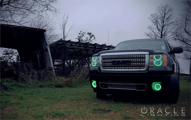 ORACLE Lighting 2007-2013 GMC Sierra LED Headlight Halo Kit (Round Style)