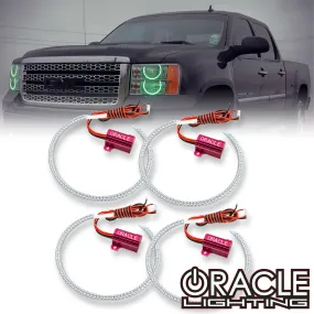 ORACLE Lighting 2007-2013 GMC Sierra LED Headlight Halo Kit (Round Style)