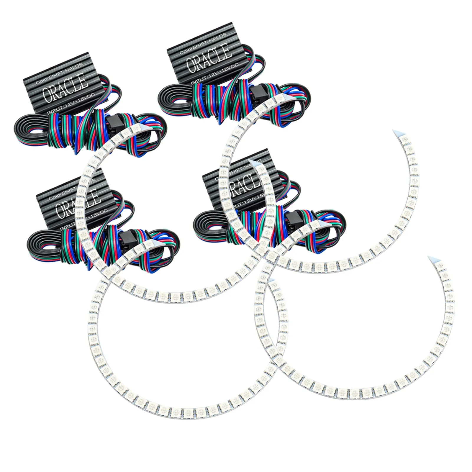 ORACLE Lighting 2007-2013 GMC Sierra LED Headlight Halo Kit (Round Style)