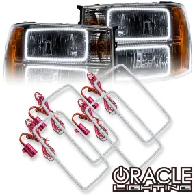 ORACLE Lighting 2007-2013 GMC Sierra LED Headlight Halo Kit (Square Style)