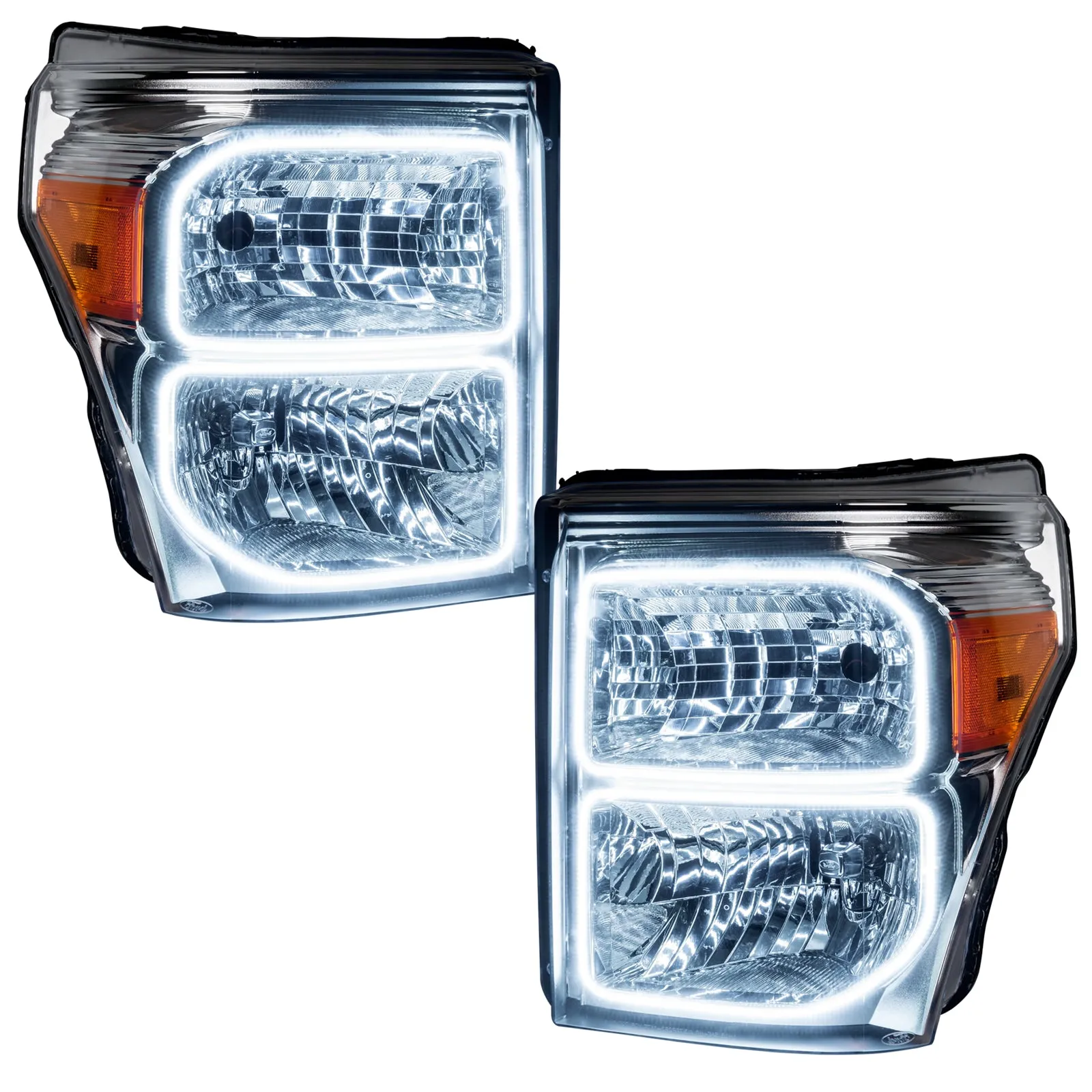 ORACLE Lighting 2011-2016 Ford F-250/F-350 LED Headlight Halo Kit (Square Ring Design)