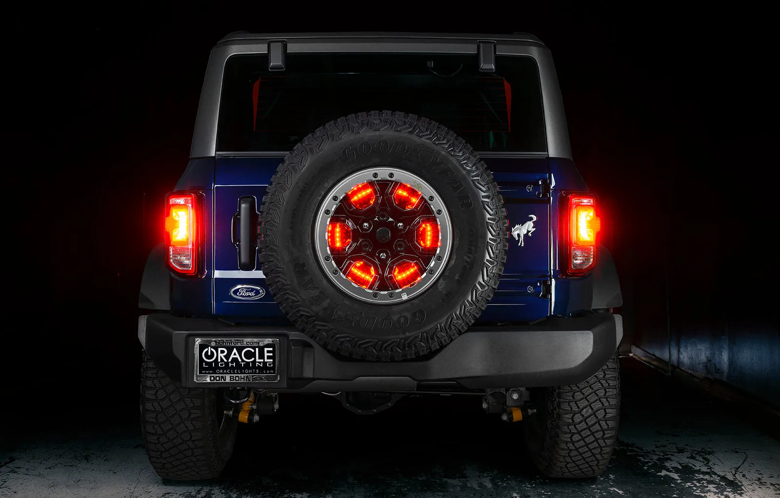 ORACLE Lighting LED Illuminated Spare Tire Wheel Ring Third Brake Light - Ford Bronco