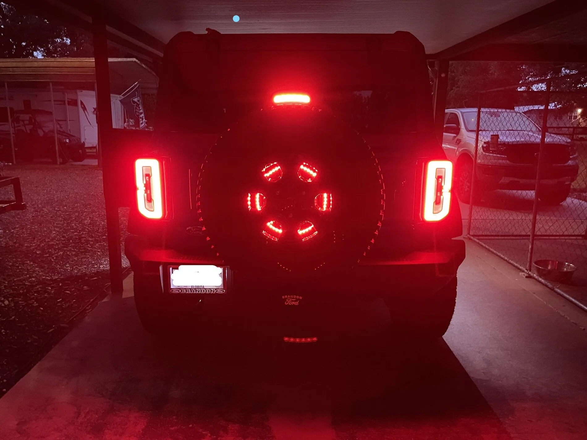 ORACLE Lighting LED Illuminated Spare Tire Wheel Ring Third Brake Light - Ford Bronco