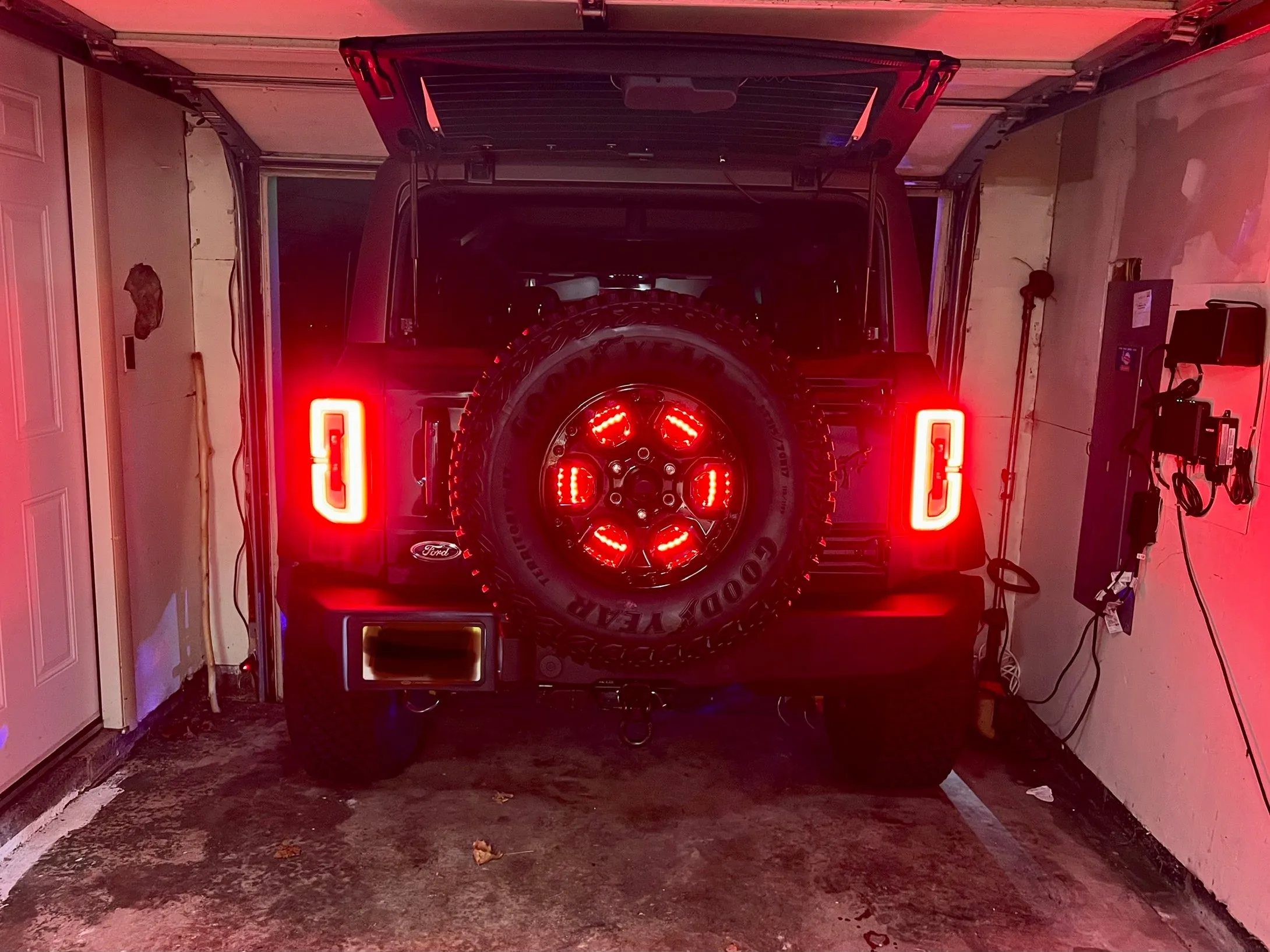 ORACLE Lighting LED Illuminated Spare Tire Wheel Ring Third Brake Light - Ford Bronco
