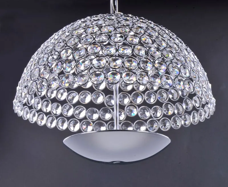 Parasol 16.25" Single Light Pendant in Polished Chrome