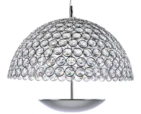 Parasol 16.25" Single Light Pendant in Polished Chrome