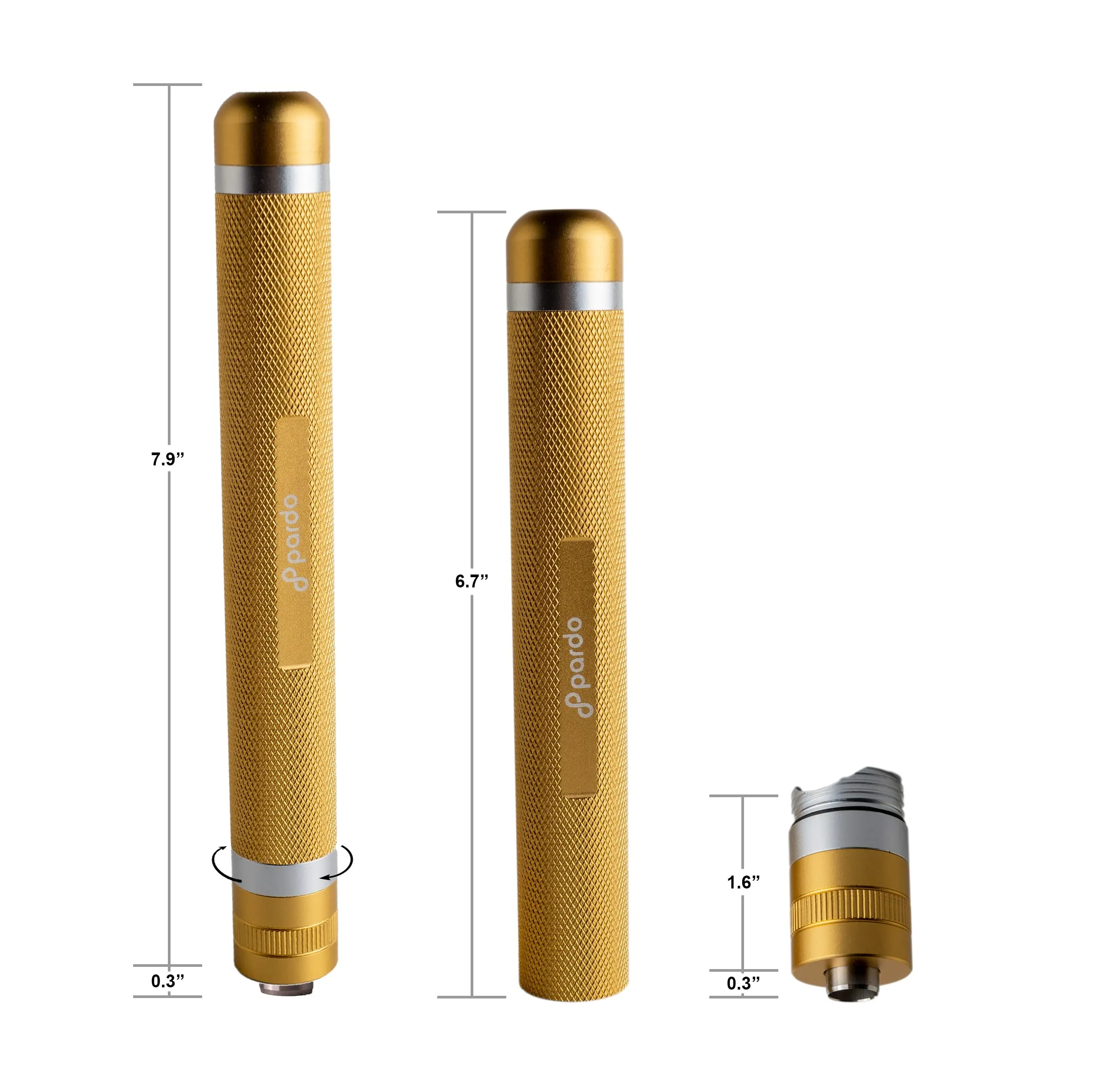 Pardo Cigar 3 in 1 Multitool - Cigar Case, Stand, Punch  Cigar Accessory - Cigar Tube
