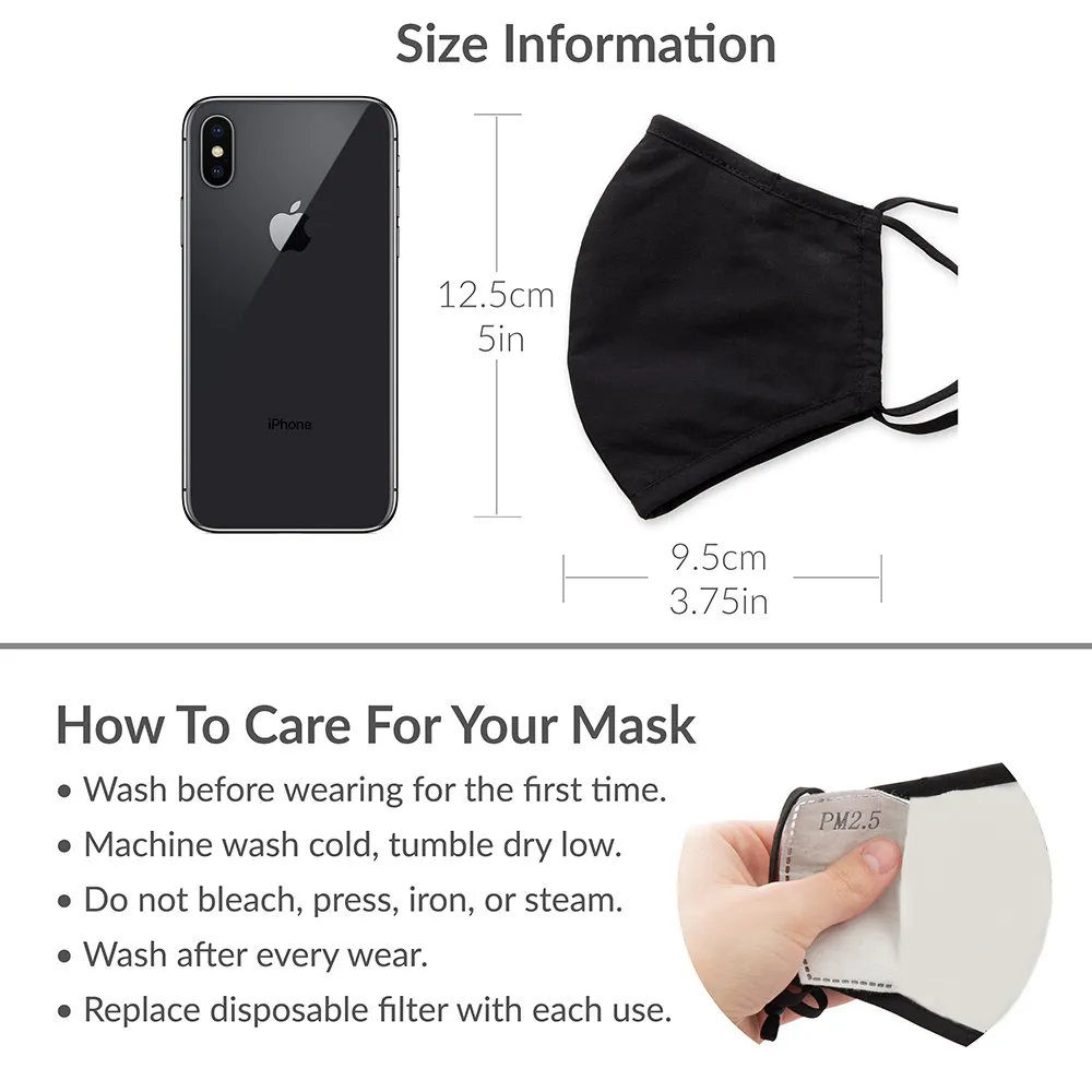 Pink Kitty Print Kids Protective Cloth Face Mask