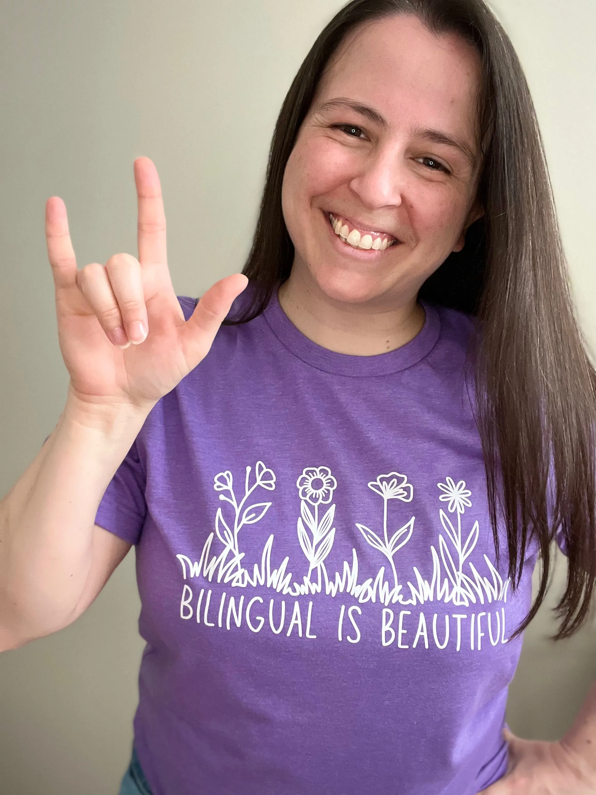 "Bilingual is Beautiful" - Adult Short Sleeve Tee