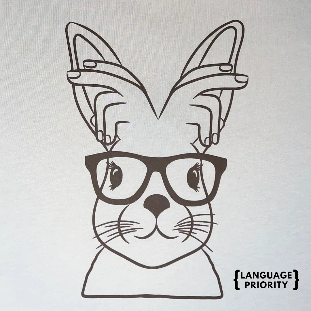 Rabbit (ASL) - Heather Dust and Dark Brown