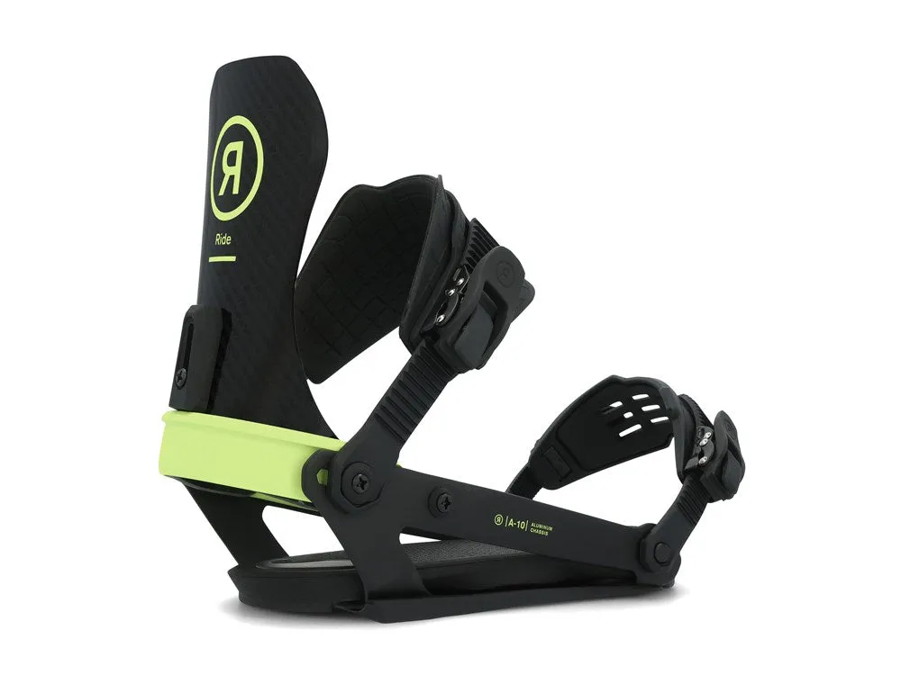 Ride 2024 A-10 Snowboard Bindings - Lime