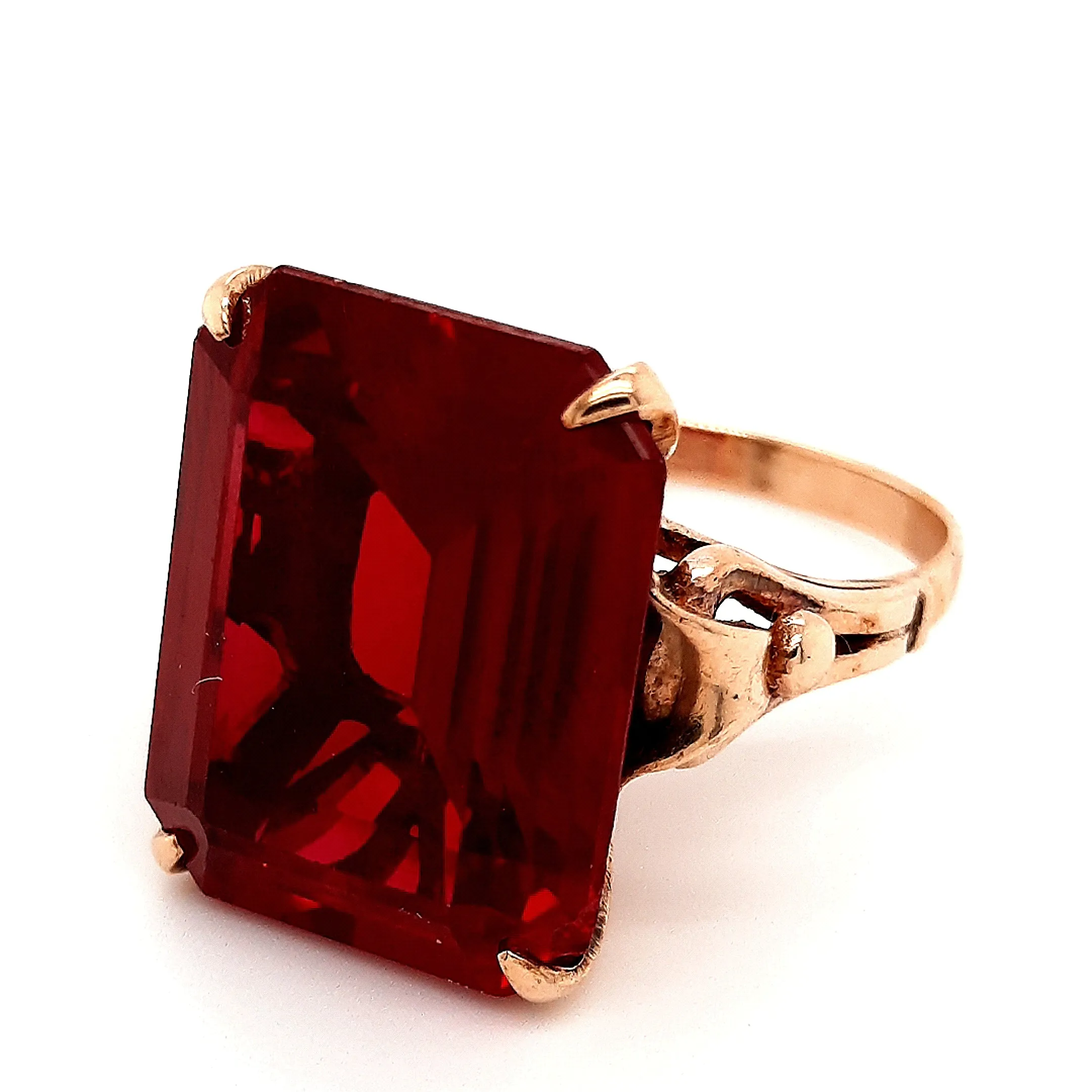 Ruby & Yellow Gold Dress Ring