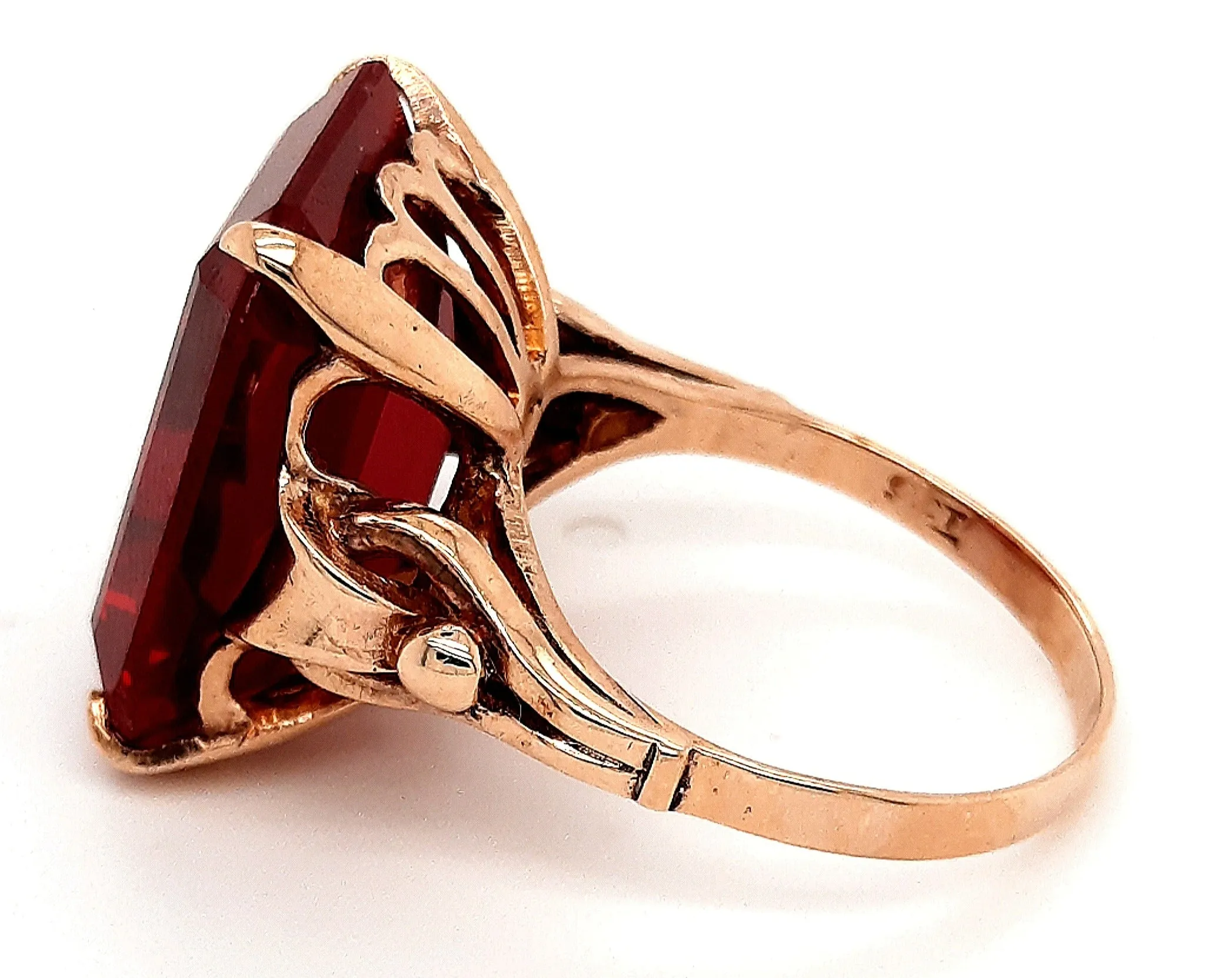 Ruby & Yellow Gold Dress Ring