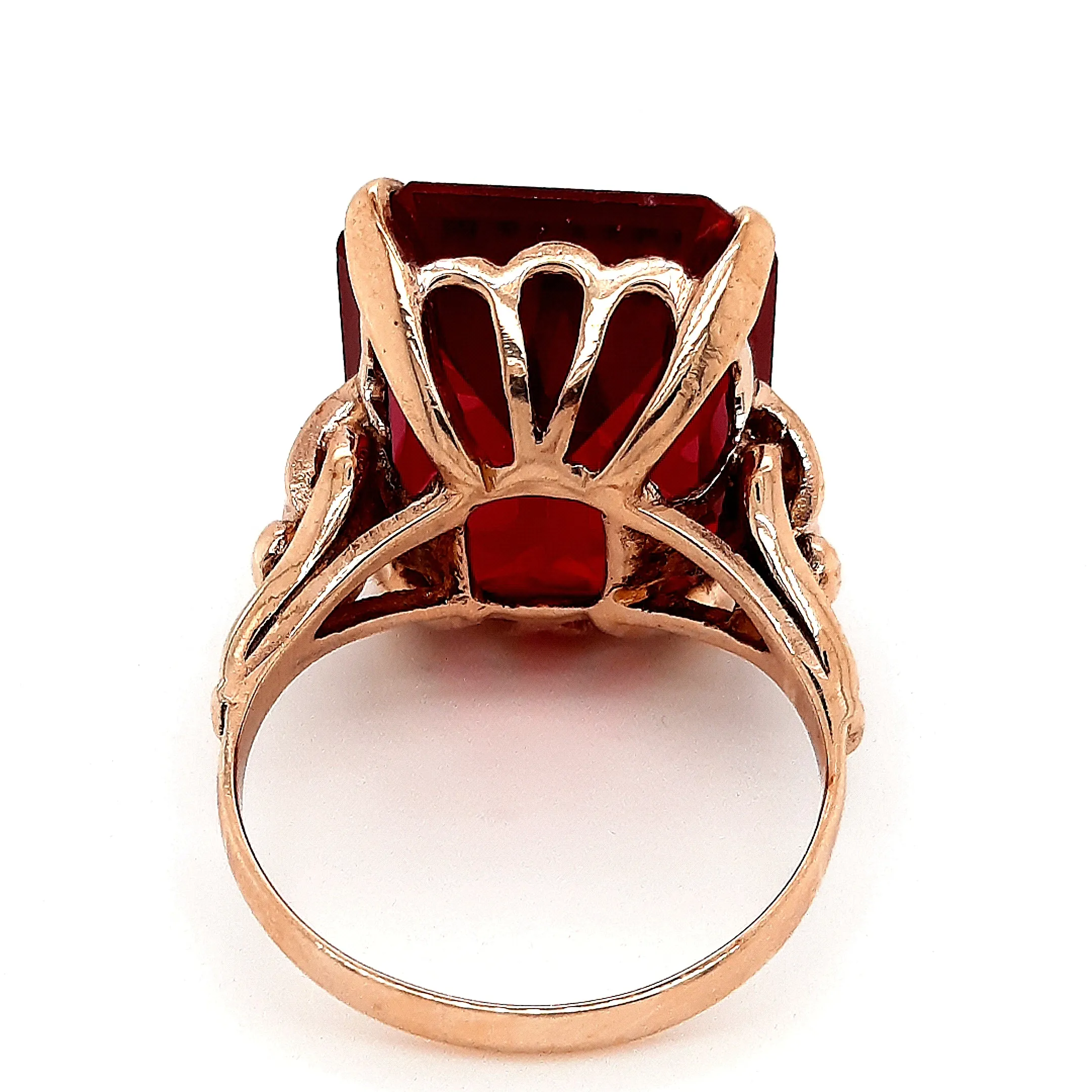 Ruby & Yellow Gold Dress Ring
