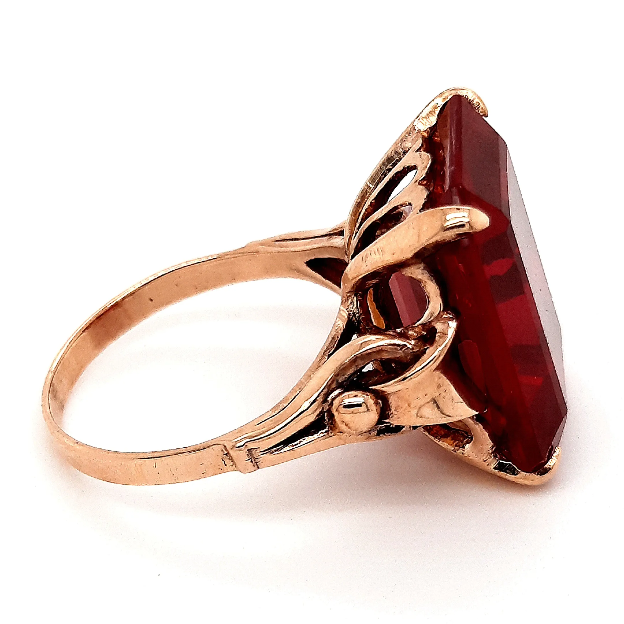 Ruby & Yellow Gold Dress Ring