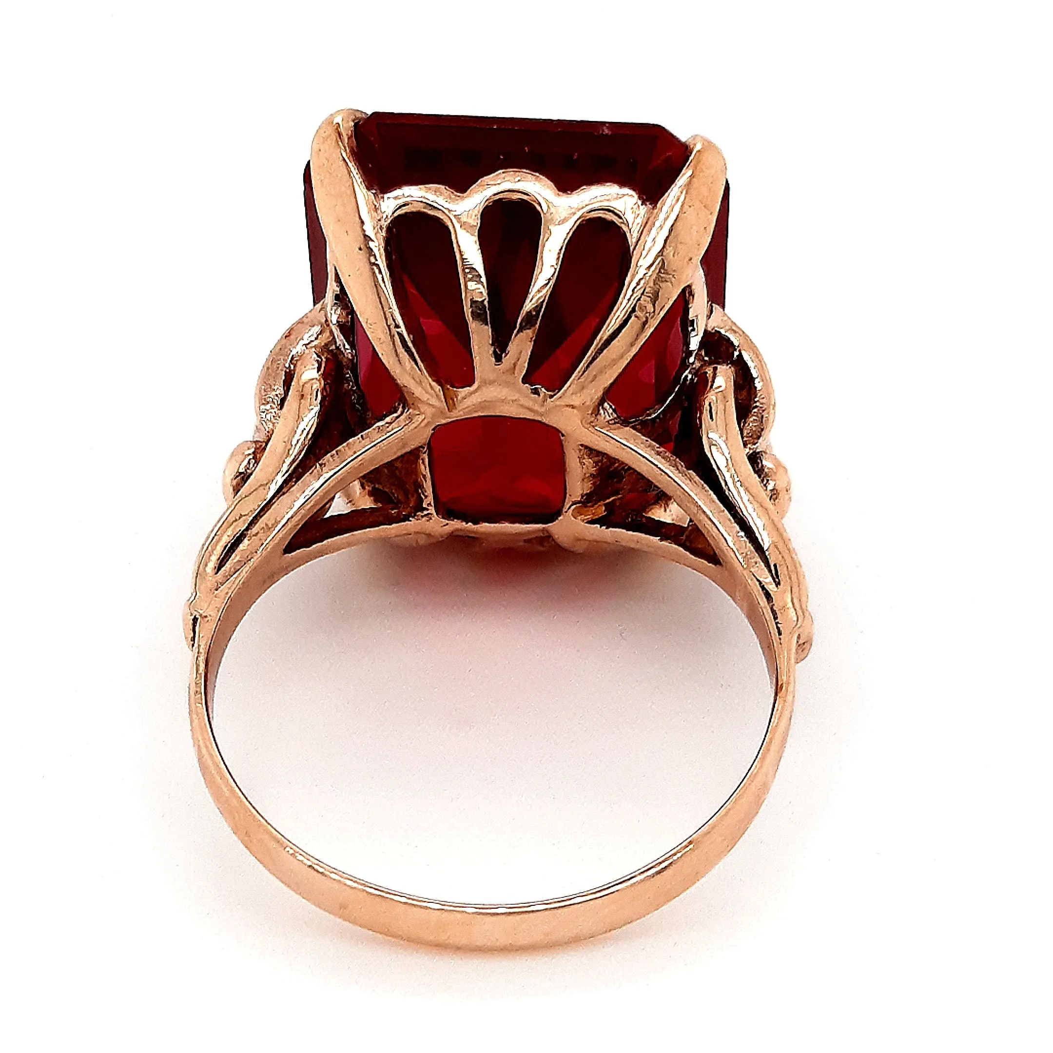 Ruby & Yellow Gold Dress Ring