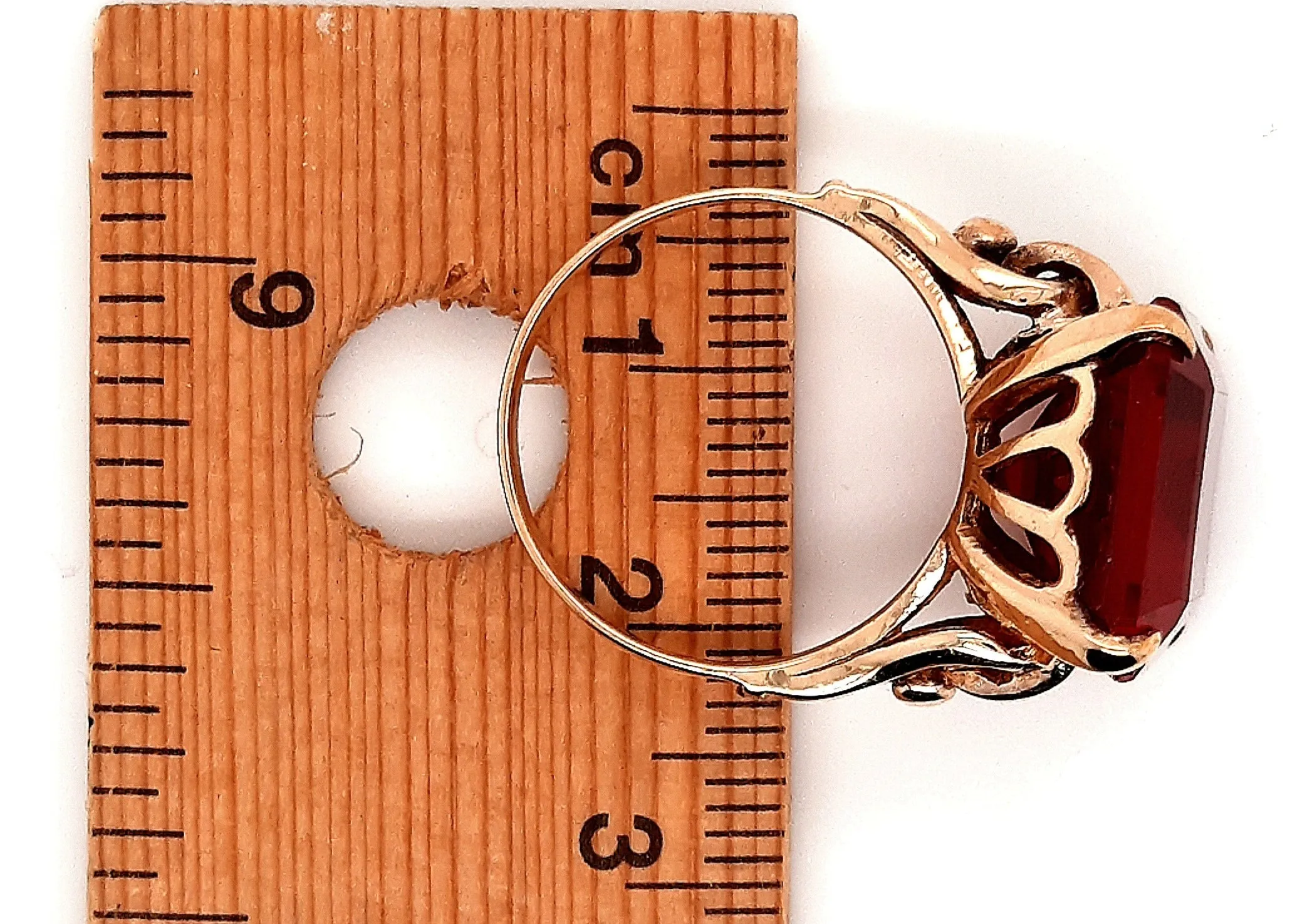Ruby & Yellow Gold Dress Ring