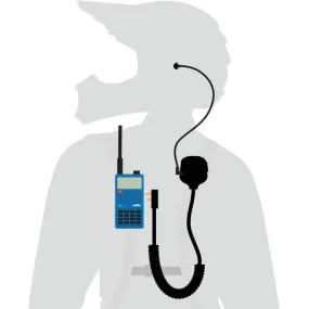 Rugged Radios PATROL Moto Kit - V3 Radio - Ear Piece - Hand Mic