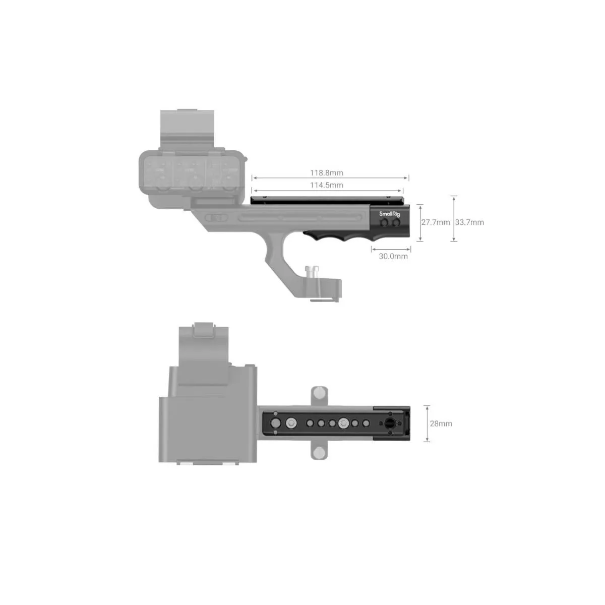 SmallRig Sony FX3 XLR Handle Extension Rig MD3490