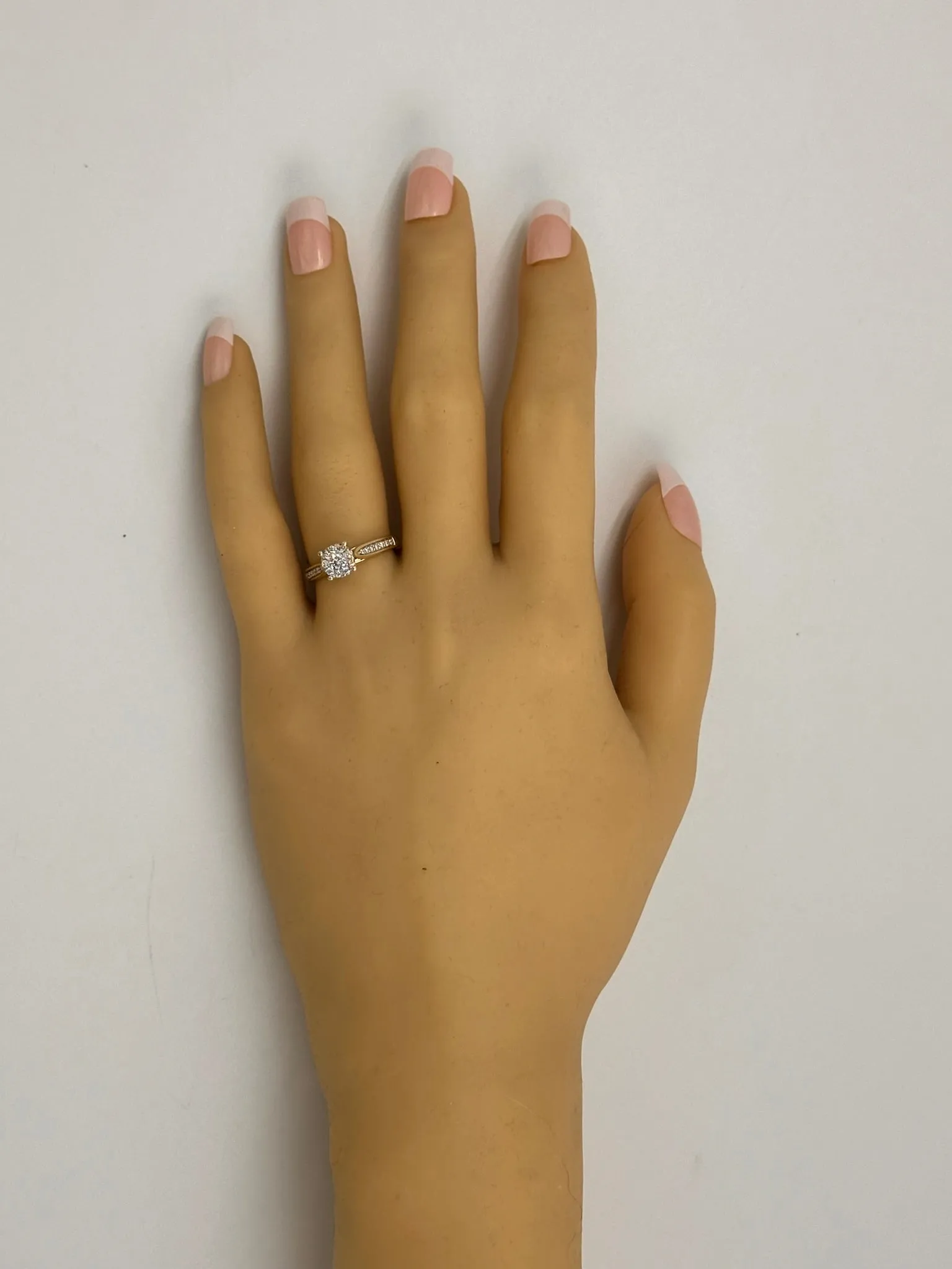 Stunning Assembled Yellow and White Gold Diamond Ring