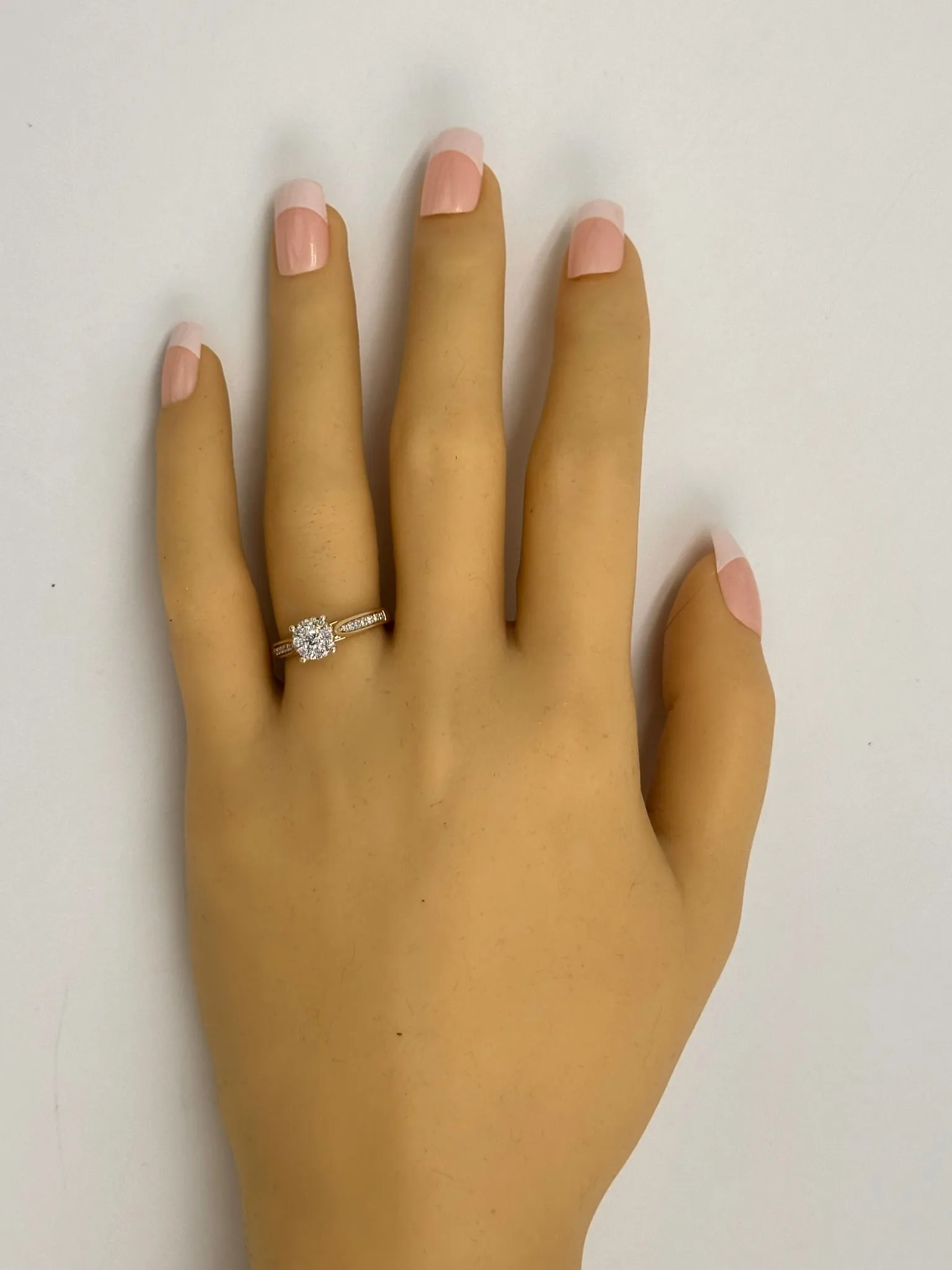 Stunning Assembled Yellow and White Gold Diamond Ring
