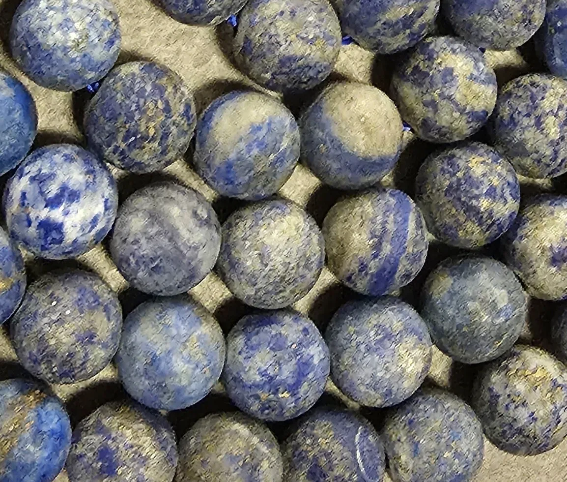 Throat Chakra Mala KIT - Lapis (Matte)