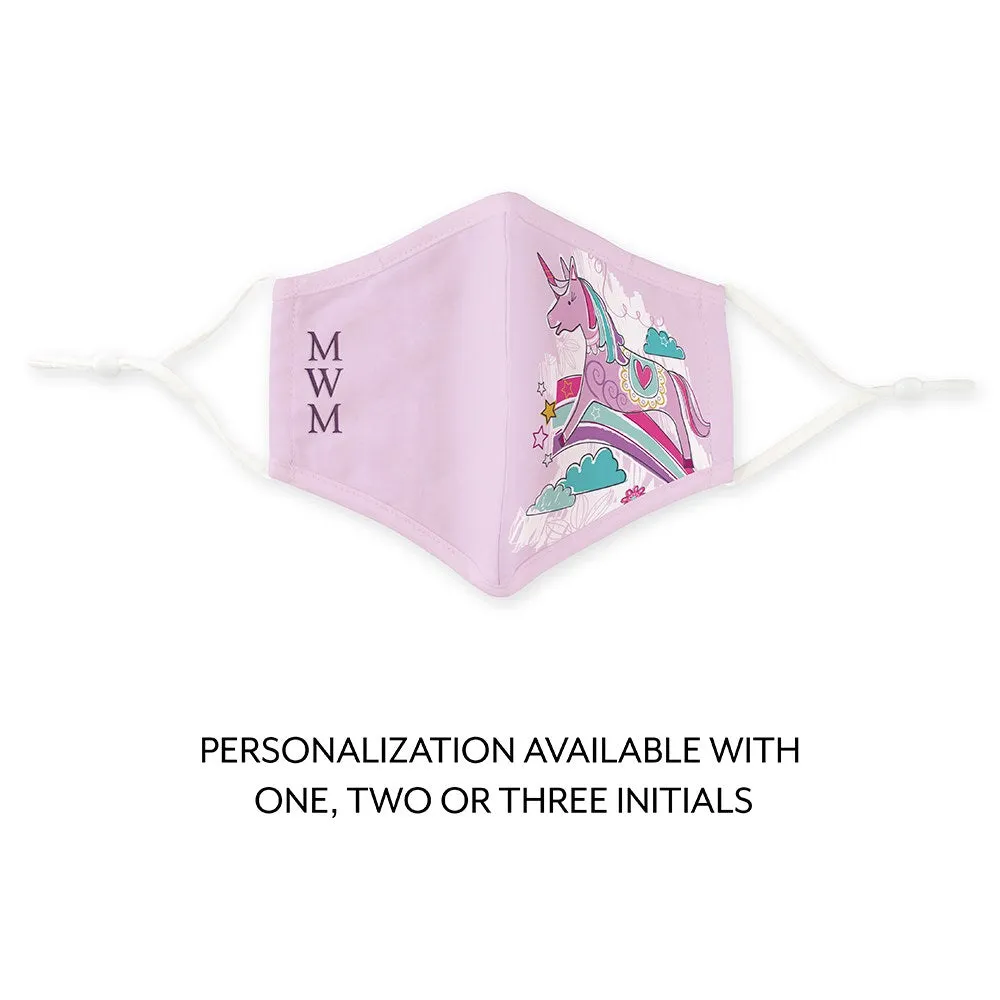 Unicorn Print Kids Protective Cloth Face Mask