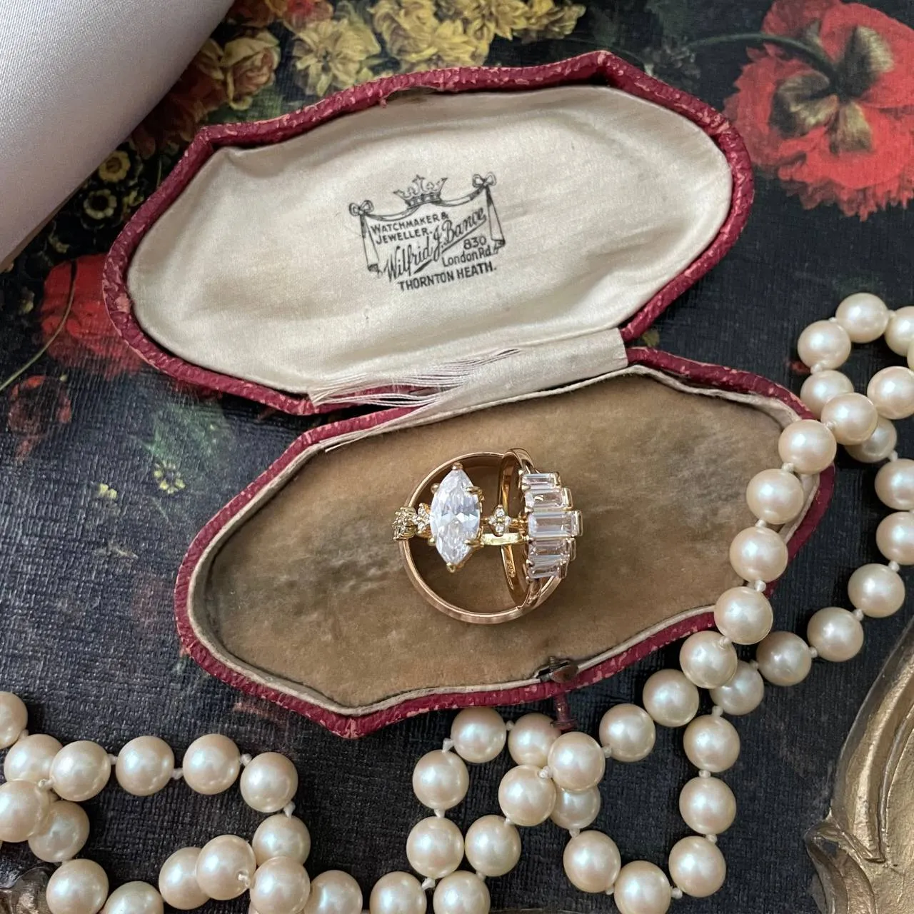 Vintage Ring Box - Wilfreid J. Banice