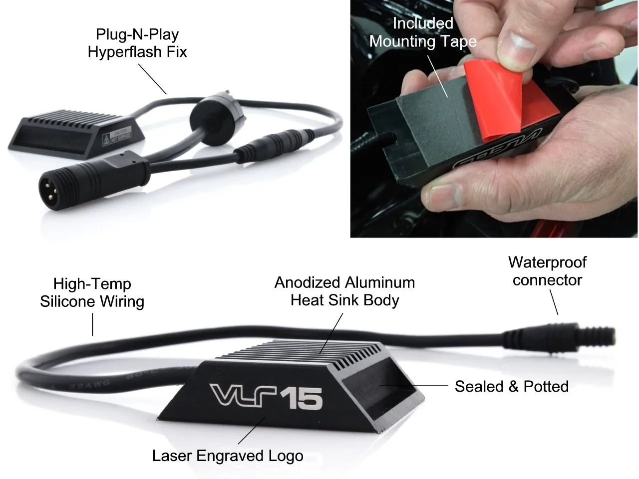 VLEDS V6 Extreme Amber Turn Signals   Hyperflash Fix For Tacoma (2016-2023)