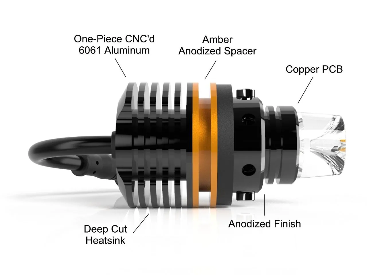 VLEDS V6 Extreme Amber Turn Signals   Hyperflash Fix For Tacoma (2016-2023)
