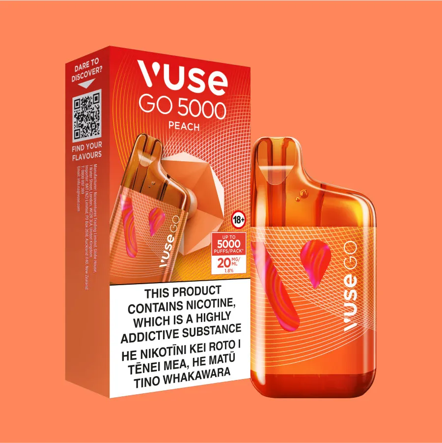 Vuse Go 5000 Disposable Vape Box - Peach