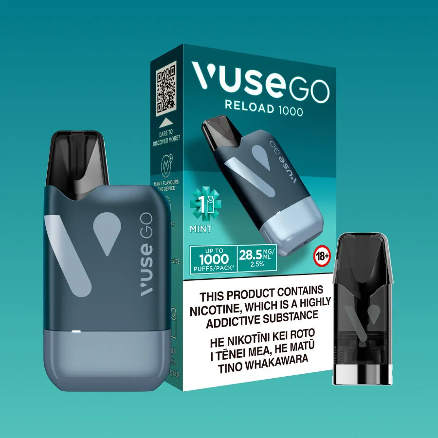 Vuse Go Reload - Ready-To-Vape Kit Mint (1 pod)